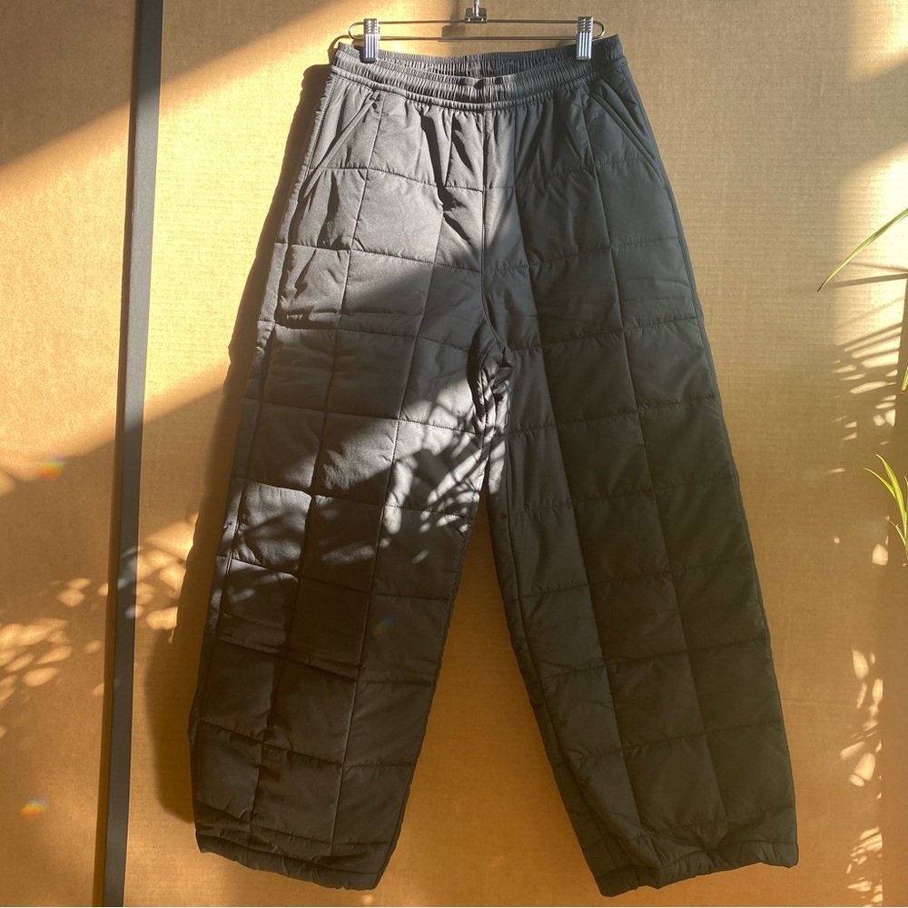 NWT The North Face black quilted snow winter pants size SMALL
